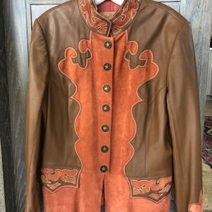 Southwest Leather/Suede Jacket Power River